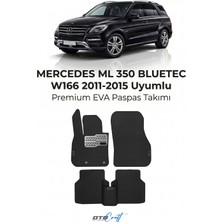 Otocraft Mercedes ml 350 Bluetec W166 (2011-2015) Araca Özel 3D Havuzlu Eva Oto Paspas Full Set 5 Parça