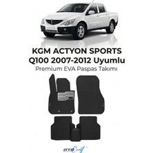 Otocraft Kgm Actyon Sports Q100 (2007-2012) Araca Özel 3D Havuzlu Eva Oto Paspas Full Set 5 Parça