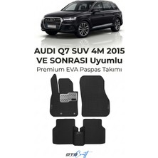 Otocraft Audi Q7 Suv 4m (2015 ve Sonrası) Araca Özel 3D Havuzlu Eva Oto Paspas Full Set 5 Parça