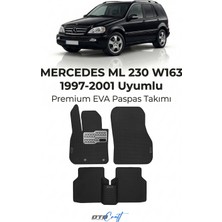 Otocraft Mercedes ml 230 W163 (1997-2001) Araca Özel 3D Havuzlu Eva Oto Paspas Full Set 5 Parça