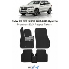 Otocraft Bmw X5 Serisi F15 (2013-2018) Araca Özel 3D Havuzlu Eva Oto Paspas Full Set 5 Parça
