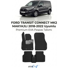 Otocraft Ford Transit Connect Mk2 Makyajli (2018-2022) Araca Özel 3D Havuzlu Eva Oto Paspas Full Set 5 Parça