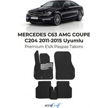 Otocraft Mercedes C63 Amg Coupe C204 (2011-2015) Araca Özel 3D Havuzlu Eva Oto Paspas Full Set 5 Parça