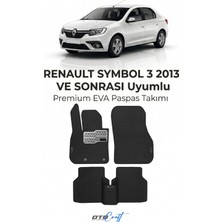 Otocraft Renault Symbol 3 (2013 ve Sonrası) Araca Özel 3D Havuzlu Eva Oto Paspas Full Set 5 Parça