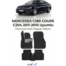 Otocraft Mercedes C180 Coupe C204 (2011-2015) Araca Özel 3D Havuzlu Eva Oto Paspas Full Set 5 Parça