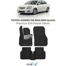 Otocraft Toyota Avensis T25 (2003-2009) Araca Özel 3D Havuzlu Eva Oto Paspas Full Set 5 Parça