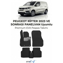 Otocraft Peugeot Rifter (2023 ve Sonrası) Araca Özel 3D Havuzlu Eva Oto Paspas Full Set 5 Parça