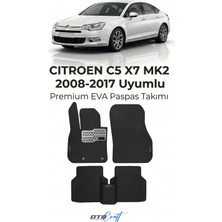 Otocraft Citroen C5 X7 Mk2 (2008-2017) Araca Özel 3D Havuzlu Eva Oto Paspas Full Set 5 Parça