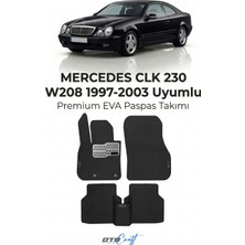Otocraft Mercedes Clk 230 W208 (1997-2003) Araca Özel 3D Havuzlu Eva Oto Paspas Full Set 5 Parça
