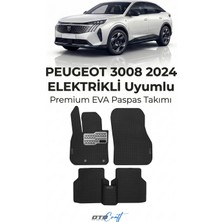 Otocraft Peugeot 3008 Elektrikli (2024 ve Sonrası) Araca Özel 3D Havuzlu Eva Oto Paspas Full Set 5 Parça
