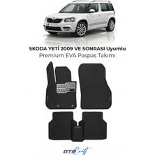 Otocraft Skoda Yeti (2009 ve Sonrası) Araca Özel 3D Havuzlu Eva Oto Paspas Full Set 5 Parça
