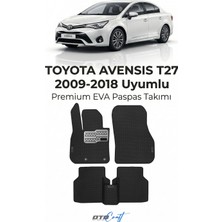Otocraft Toyota Avensis T27 (2009-2018) Araca Özel 3D Havuzlu Eva Oto Paspas Full Set 5 Parça