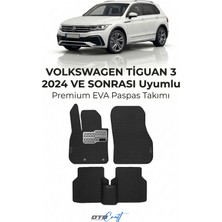 Otocraft Volkswagen Tiguan 3 (2024 ve Sonrası) Araca Özel 3D Havuzlu Eva Oto Paspas Full Set 5 Parça
