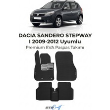 Otocraft Dacia Sandero Stepway I (2009-2012) Araca Özel 3D Havuzlu Eva Oto Paspas Full Set 5 Parça
