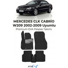 Otocraft Mercedes Clk Cabrio W209 (2002-2009) Araca Özel 3D Havuzlu Eva Oto Paspas Full Set 5 Parça
