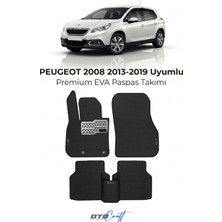 Otocraft Peugeot 2008 (2013-2019) Araca Özel 3D Havuzlu Eva Oto Paspas Full Set 5 Parça