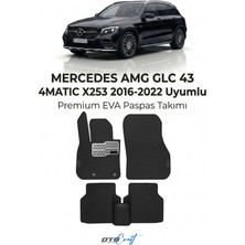 Otocraft Mercedes Amg Glc 43 4matic X253 (2016-2022) Araca Özel 3D Havuzlu Eva Oto Paspas Full Set 5 Parça
