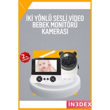 İn3dex 4.3 Inç Ekranlı Bebek Monitörü 720P Hd Gece Görüş Sesli Iletişim