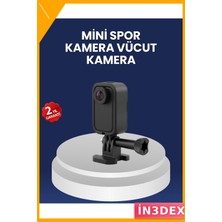 İn3dex Mini Taşınabilir Vlog Kamerası Günlük Video Çekim Için