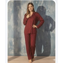 Dorelux Yeni Sezon Uzun Kollu Yumuşak Dokulu Kışlık Kadın Pijama Takımı