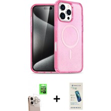 Marsilyan™- iPhone 16 Pro Max Kılıf Nova Asil Prime - Şeffaf Pasifik Cam Ekran Koruyucu + Raze Metal Kamera Lens - Nlgy
