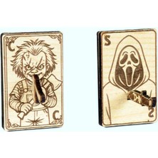Şeker Gümüş Decor Chucky ve Çığlıkl Karakterli 2'li Magnet