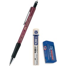 Faber-Castell Grip 1347 Bordo Uçlu Kalem 0.7 mm Okul ve Ofis İçin Ergonomik Tasarımlı