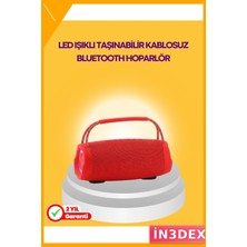 İn3dex Taşınabilir Bluetooth Hoparlör 20W Stereo Ses Ipx6 Su Geçirmez
