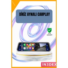 İn3dex Ön Arka Kameralı Dokunmatik Dikiz Aynası 170° Geniş Açı