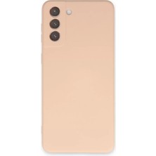 Renas Store Newface Galaxy S21 Kılıf Nano Içi Kadife Silikon - Pudra