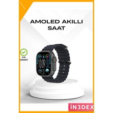 İn3dex Akıllı Saat Amoled Bluetooth Arama Su Geçirmez 49MM