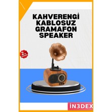 İn3dex Mini Retro Bluetooth Hoparlör Fm Radyo 5W Taşınabilir Şarjlı
