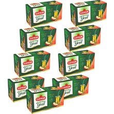 Çaykur Herdem Yeşil Çay Süzen Poşet Elmalı 1,6gr 25 Adet Dokuzlu Paket