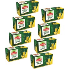 Çaykur Herdem Yeşil Çay Süzen Poşet Limonlu 1,6gr 25 Adet Sekizli Paket