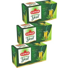 Çaykur Herdem Yeşil Çay Süzen Poşet 1,6gr 25 Adet Üçlü Paket