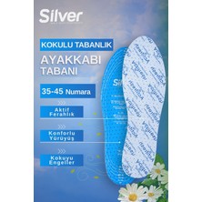 Silver Ter ve Koku Önleyici Aktif Ferahlık Ayakkabı Tabanlığı 35-45