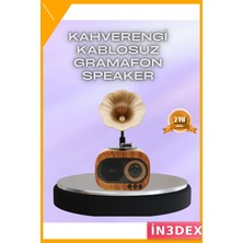 İn3dex Mini Retro Bluetooth Hoparlör Taşınabilir USB Sd Aux Fm Radyo