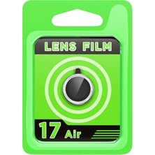 Renas Store Iphone 17 Air Raze Metal Kamera Lens - Gümüş