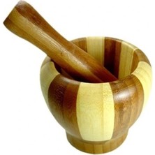 EkoAlışverişDünyam Bambu Havan (Ahşap) Büyük