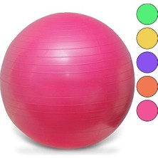 EkoAlışverişDünyam 60 cm Pilates Topu Konforlu Kullanım İçin Esnek Plastik Malzeme ile Tasarlandı