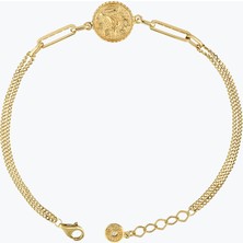 Goldium Jewellery Altın Lale Damga Bileklik