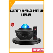 İn3dex Yıldızlı Projektör Galaxy Efektli Ayarlanabilir Renkli Atmosfer Lambası