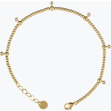 Goldium Jewellery Minimal Taş Detaylı Bileklik