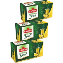 Çaykur Herdem Yeşil Çay Süzen Poşet Limonlu 1,6gr 25 Adet Üçlü Paket
