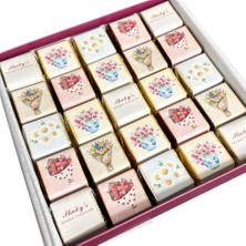 Sheby's Sheby’s Anneler Günü Özel Çikolata Bordo Kutu (25AD. x 20GR)