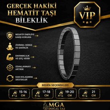 Mga Doğaltaş welmg Hematit Taşı Bileklik - Hematit Bileklik - Doğal Taş Bileklik