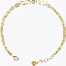 Goldium Jewellery Altın Taş Detay Tasarım Bileklik