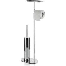 Kobos Nova Parlak Krom Hareketli Yuvarlak Wc Set