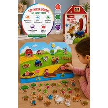 Toyfest Puedo My Happy Farm Manyetik Oyun Seti 70 Parça Çiftlik Oyunu Eğitici 3+ Çocuk Oyuncağı