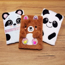 EkoAlışverişDünyam Panda Tasarımlı Peluş Defter